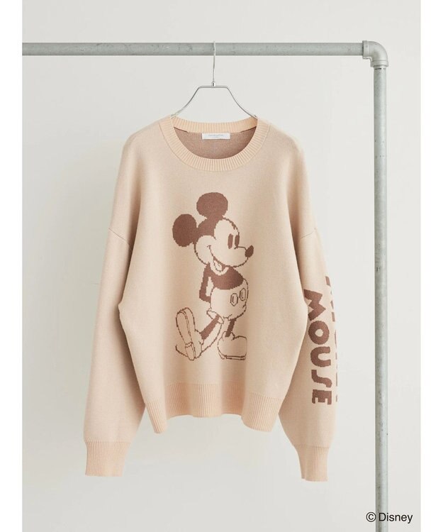 Green Parks Ｄｉｓｎｅｙ／ジャガードニットプルオーバー Beige