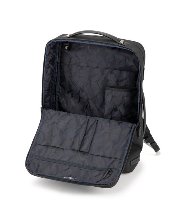 ZERO HALLIBURTON  Z PACK LTD DN ビジネスリュック  B4サイズ 15.6インチPCPC収納 18/23L 脱着ポーチ エキスパンド 81743 ブラック