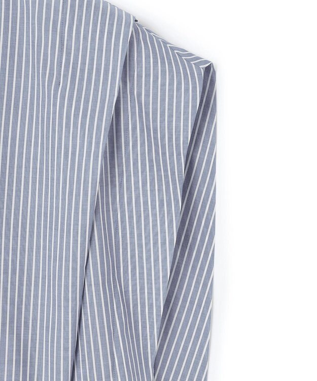 ICB 【先行予約】シルフィーローン スキッパータックデザインブラウス デニムストライプ