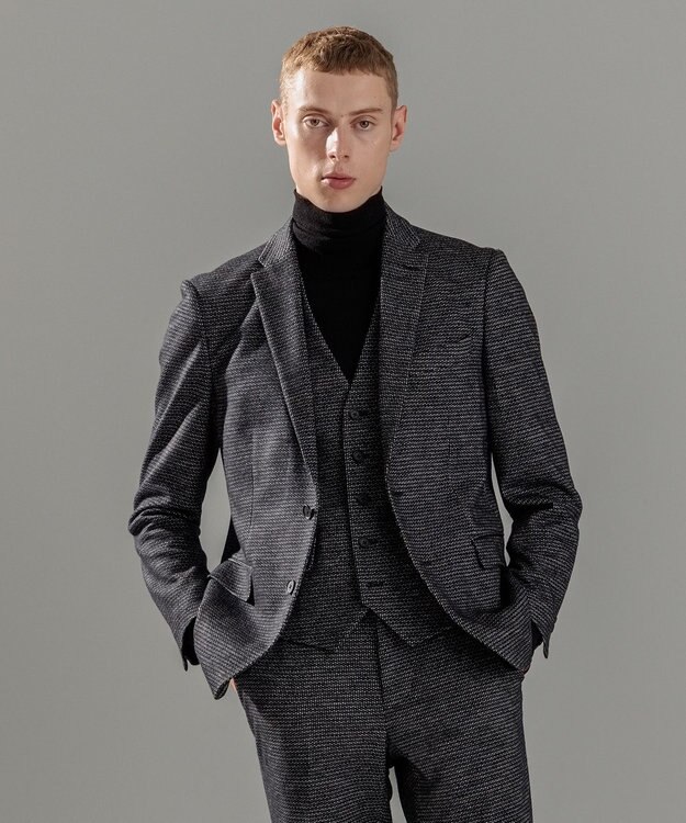 JOSEPH HOMME 【LEON 掲載】ドビージャージー　ジャケット ライトグレー系