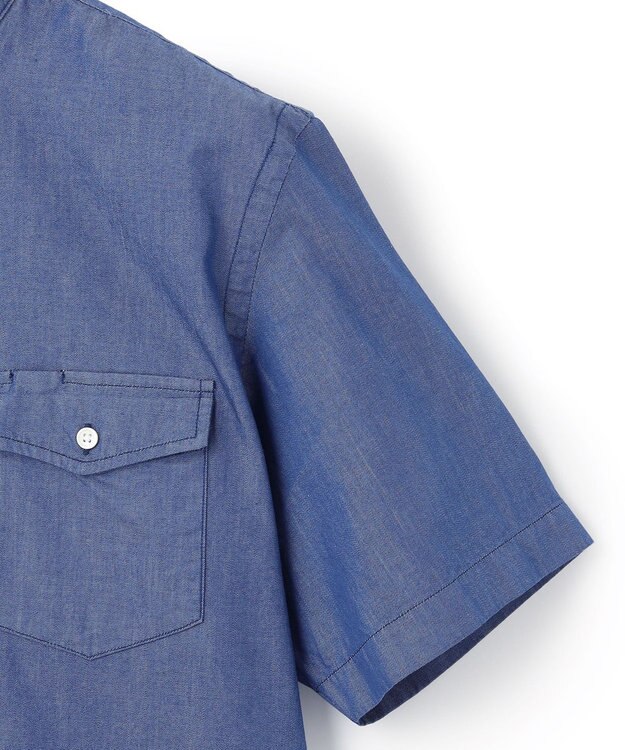 J.PRESS MEN Reyn spooner×J.PRESS リバースプリント プルオーバー ブルー系