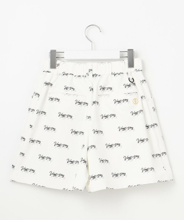 23区GOLF 着用動画あり【辻梨恵プロ着用】ロゴプリントショートパンツ ホワイト系5