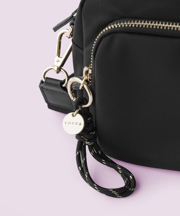 TOCCA CUSCINO POCHETTE ショルダーバッグ【WEB＆一部店舗限定・環境にやさしい素材】 ブラック系