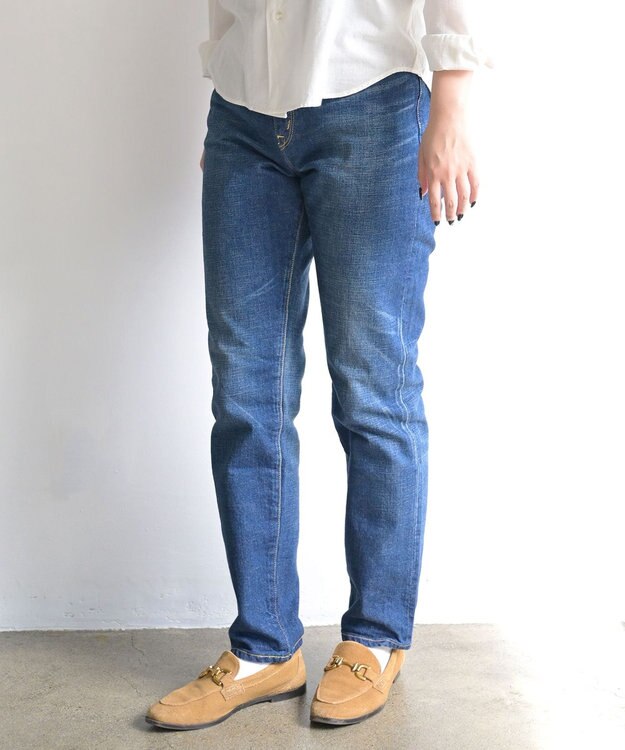 caqu modern tapered 腰回りユッタリ テーパードシルエットデニム 1year