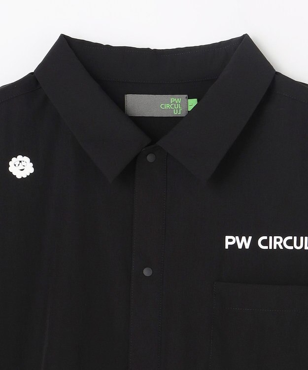 PW CIRCULUS 【今が旬！秋の軽量アウター】【MEN】CPOジャケットシャツ ゴルフ ブラック系