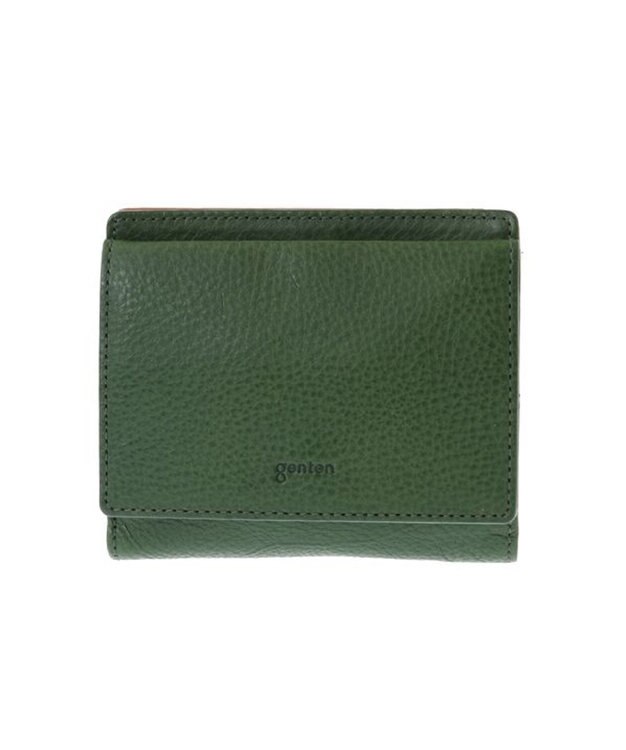 genten ミネルヴァ2 2つ折り財布外ボックス グリーン