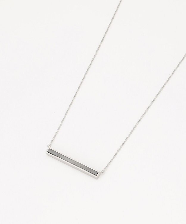 自由区 【カタログ掲載】ストーンランドスケープ ネックレス マットシルバー