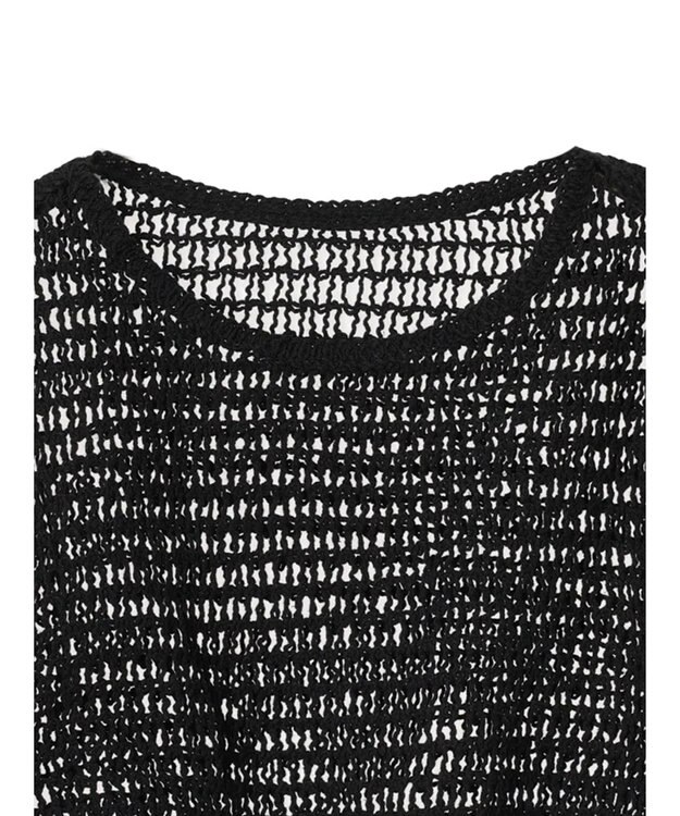 Green Parks ・ＳＵＧＡＲ　ＳＰＯＯＮ　クロシェロングスリーブ Black