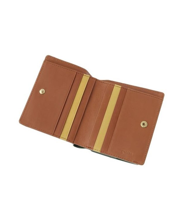 genten ミネルヴァ2 2つ折り財布外ボックス グリーン