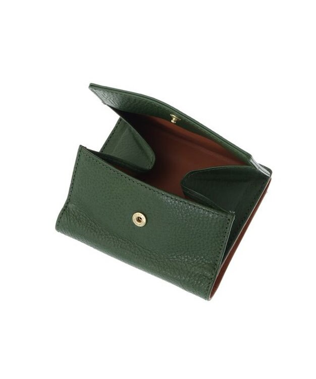 genten ミネルヴァ2 2つ折り財布外ボックス グリーン
