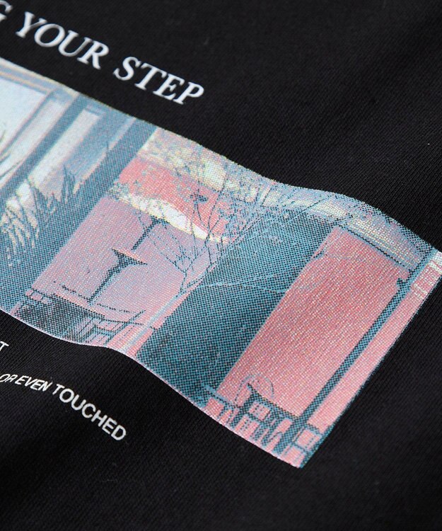 AMERICAN HOLIC ボックスフォトTシャツ Black