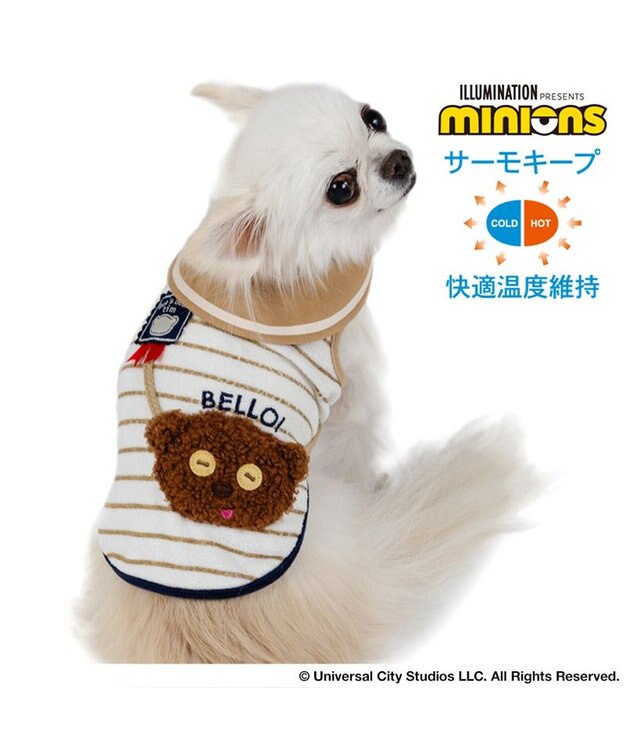 PET PARADISE ミニオン ティム サーモキープ タンクトップ 《マリン柄》 小型犬