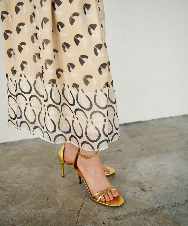 GRACE CONTINENTAL マリンニットワンピース ホワイト