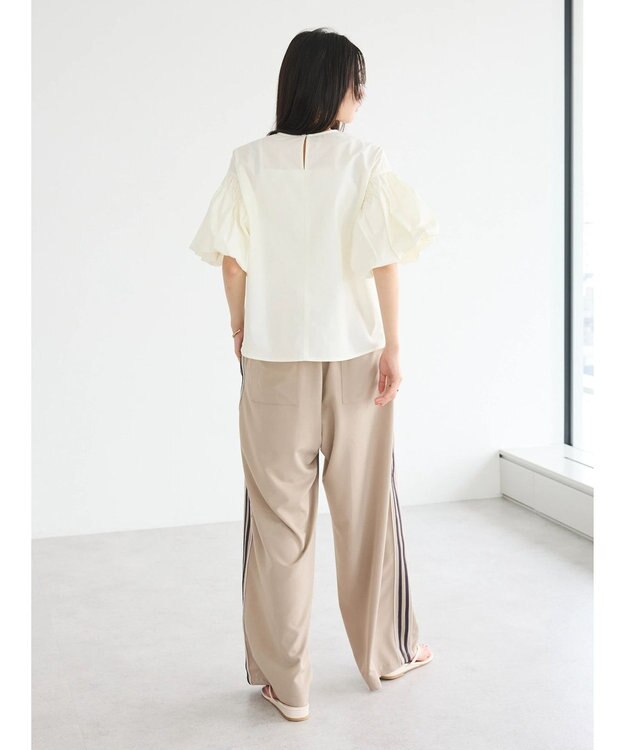 CRAFT STANDARD BOUTIQUE 袖バルーンブラウス Ivory