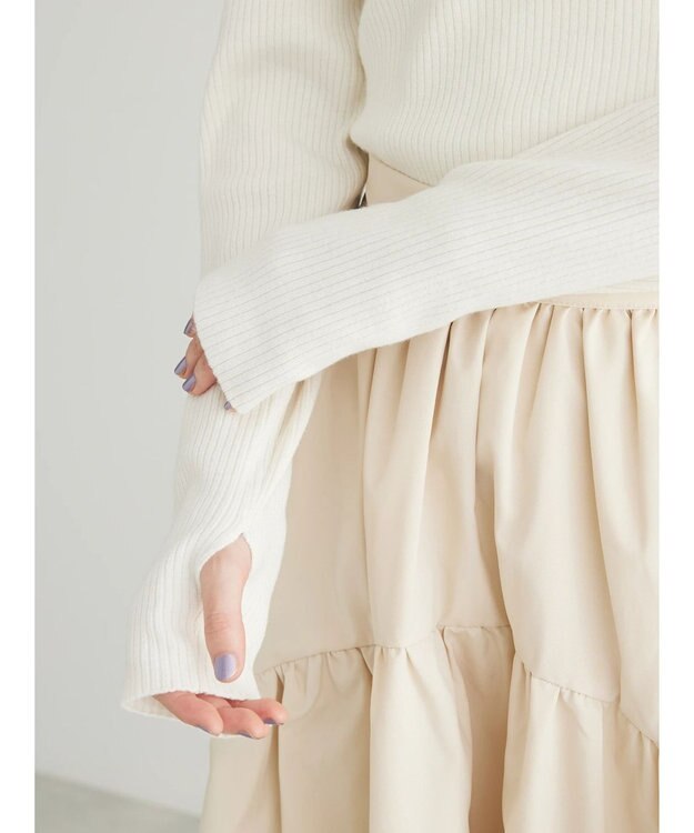 Green Parks もちやわ　タートルプルオーバー Off White