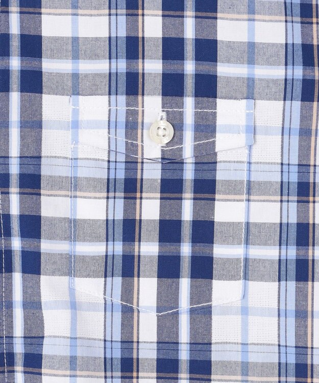 J.PRESS KIDS 【140-170cm】ロゴプリント チェックシャツ ネイビー系4