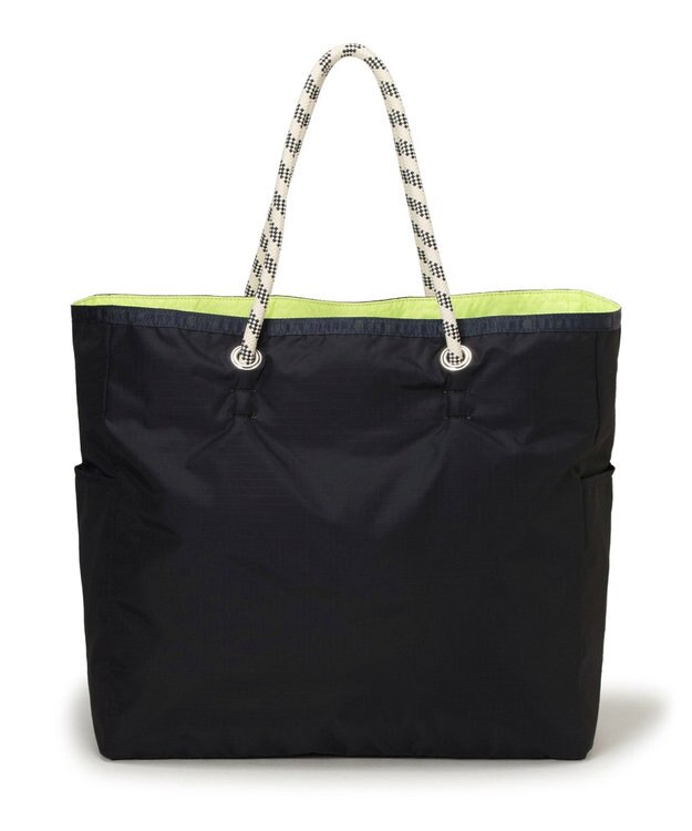 LeSportsac LARGE 2 WAY TOTE/2ウェイディープシーブルー/ライム 2ウェイディープシーブルー/ライム