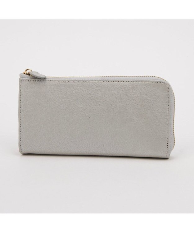 UNBILLION アトランタ ATLANTA / 牛革L字ファスナー長財布 シルバーグレー