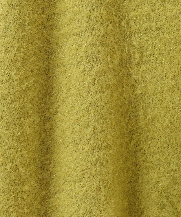 Green Parks ラメシャギーニットカーディガン Light Green