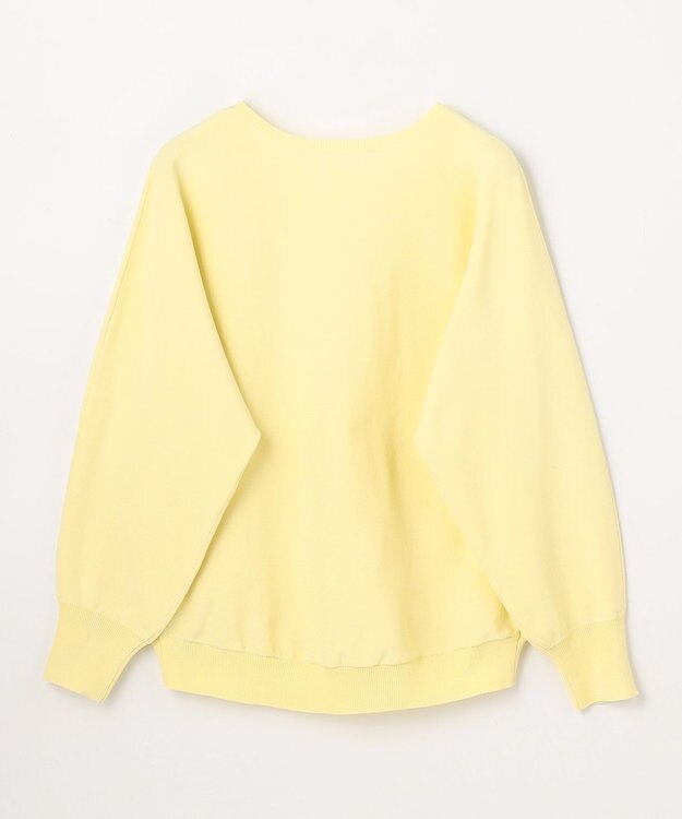 ANY スプリングカラーニットドルマンプルオーバー イエロー