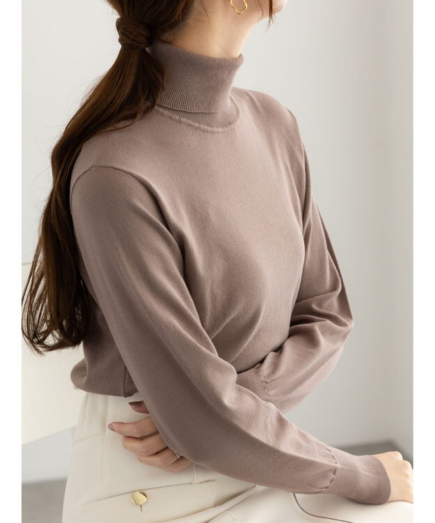 Te chichi タートルネックプルオーバー《2025winter catalog item》 モカ