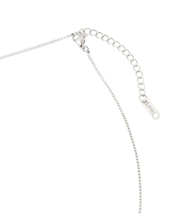 AMERICAN HOLIC ステンレススクリューメタルネックレス Silver