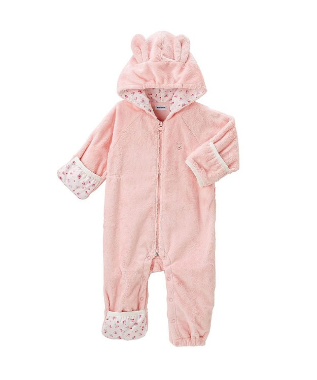 新品未使用　タグ付き　ミキハウス　カバーオール　マイクロファー　60〜80 ミキハウス】【60-80cm】 マイクロファー カバーオール / MIKI HOUSE