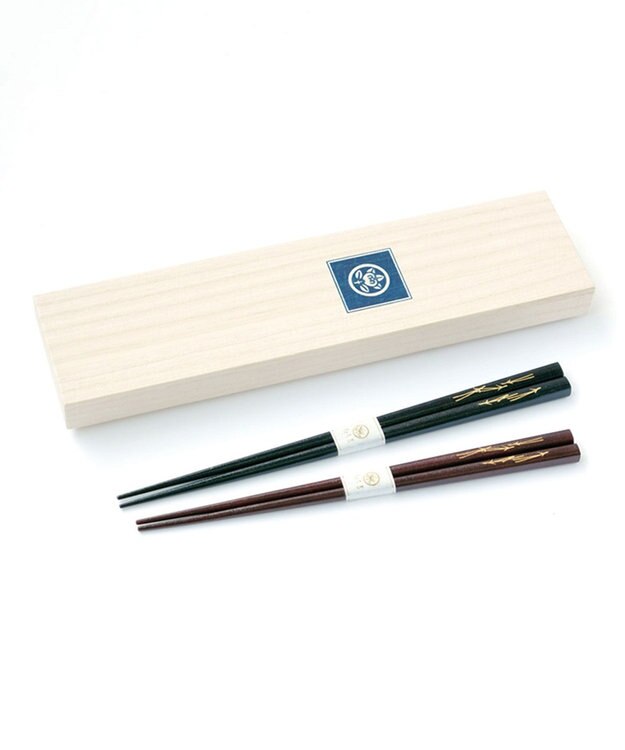 たち吉 【たち吉】とこしえ 夫婦箸（桐箱入）〈2膳〉 ホワイト系その他