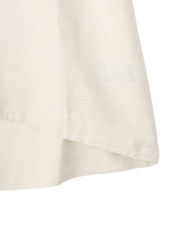 AMERICAN HOLIC 【WEB限定】接触冷感バンドカラーシャツチュニック Ivory