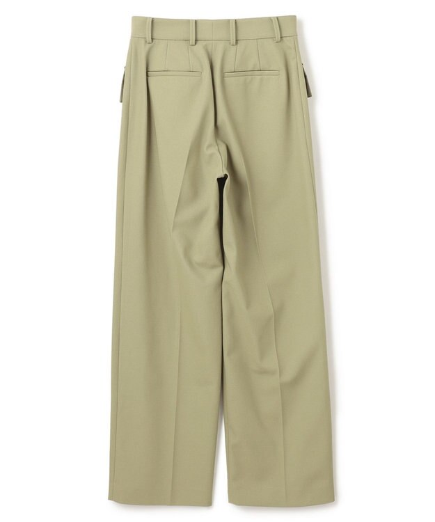 JOSEPH 【洗える】オーガニックツイル　ワイドトラウザーズ Dark Olive