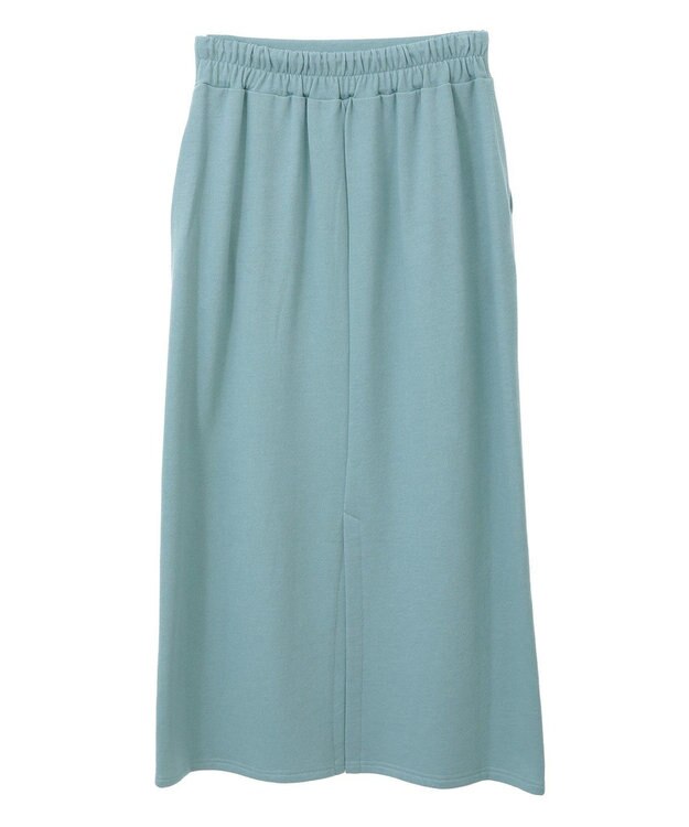 Green Parks ピグメントＩラインスウェットスカート Light Blue
