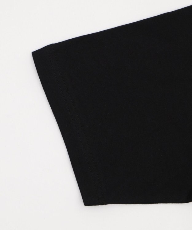 WEGO 【MLサイズ展開/綿100%】グラフィックワンポイントT（SS） ブラック