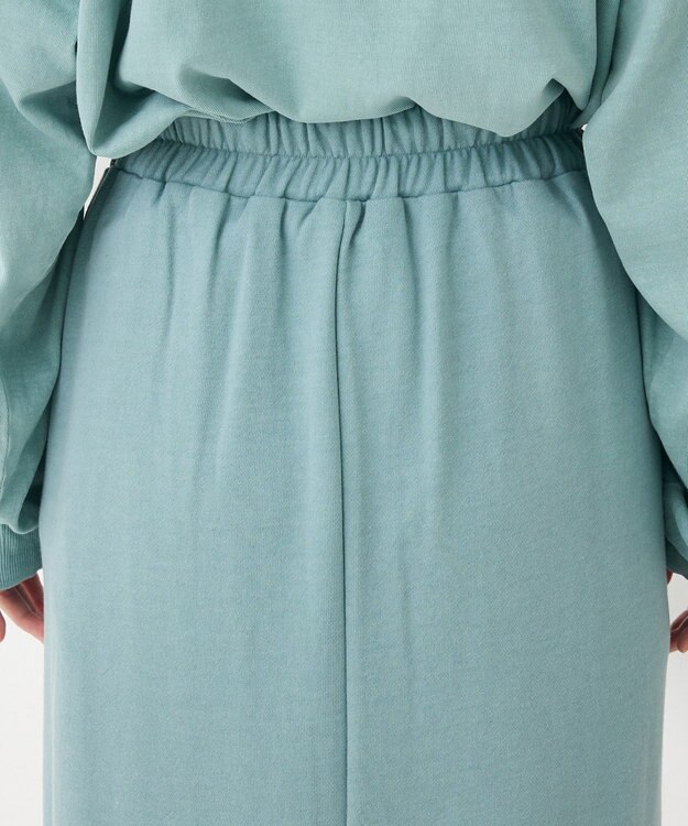 Green Parks ピグメントＩラインスウェットスカート Light Blue
