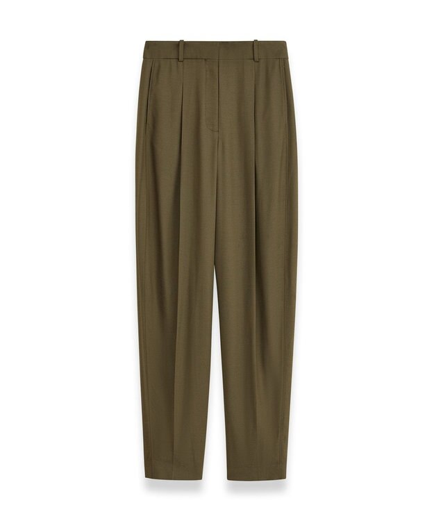 JOSEPH ビスコースツイル　キャロットトラウザーズ Hass Avocado