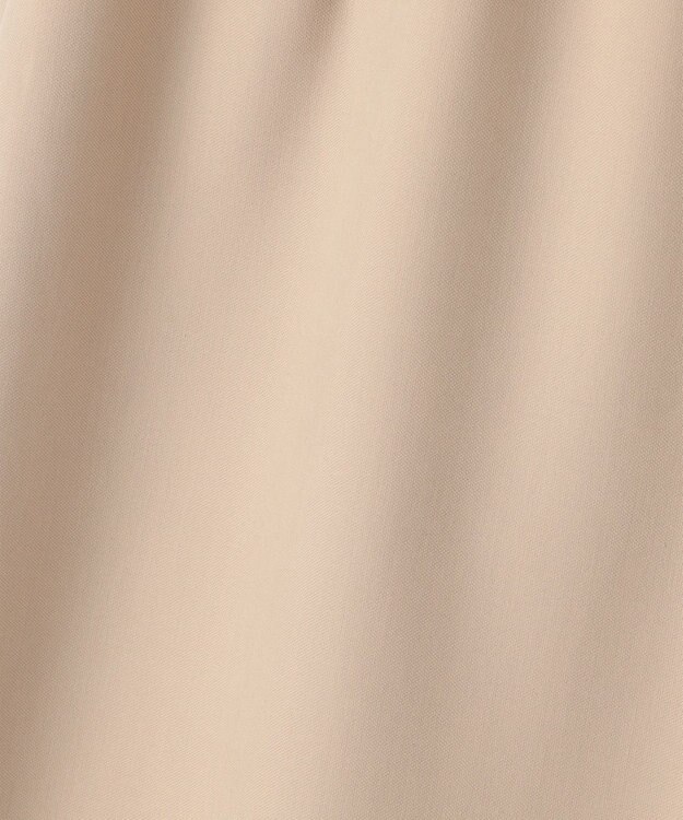 自由区 【洗える】オックスストレッチストレート スカート ベージュ