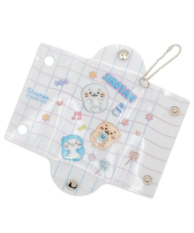 Mother garden しろたん クリアポーチ 《ぷっくり柄》 単品 ぷっくり柄