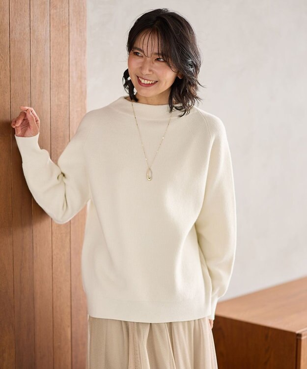 ANY 【8色展開】アゼボトルニットプルオーバー エクリュ