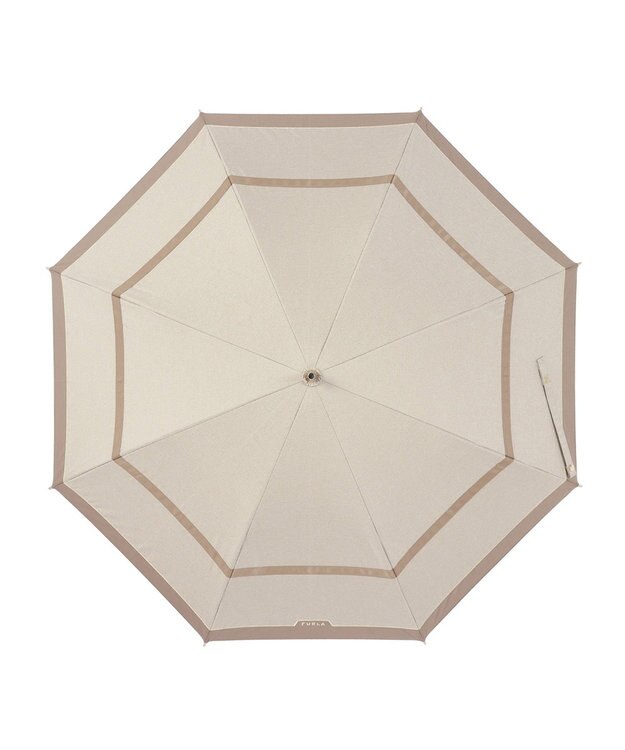 MOONBAT 【フルラ （FURLA）】晴雨兼用日傘　切継グログラン モカブラウン