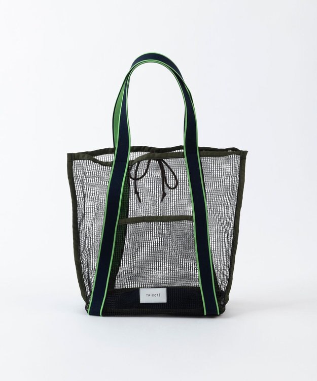 TRICOTE 【A4サイズ】メッシュトートバッグ 99BLACK