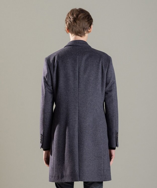 JOSEPH HOMME グロッシーウール　チェスターコート グレー系
