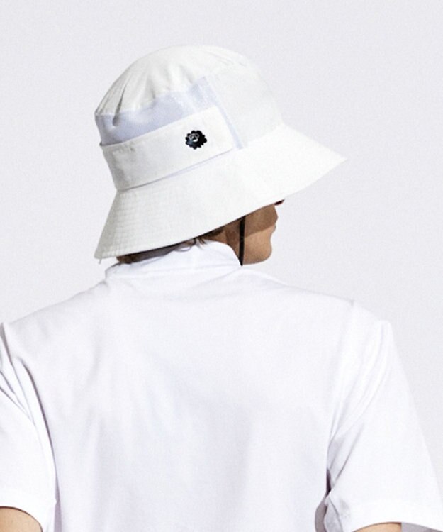 PW CIRCULUS 【追加で入荷 / 小さくたためる】【UNISEX】メッシュバケットハット ホワイト系