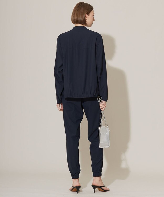 ICB L 【接触冷感・UVカット・洗える】アトラストリコット ジップアップブルゾン ネイビー系