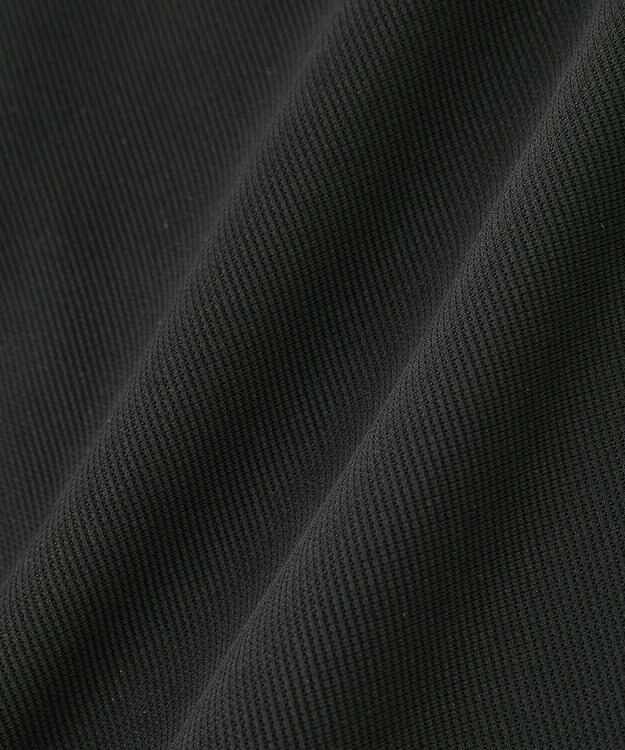 Green Parks リップルフレアベスト Black