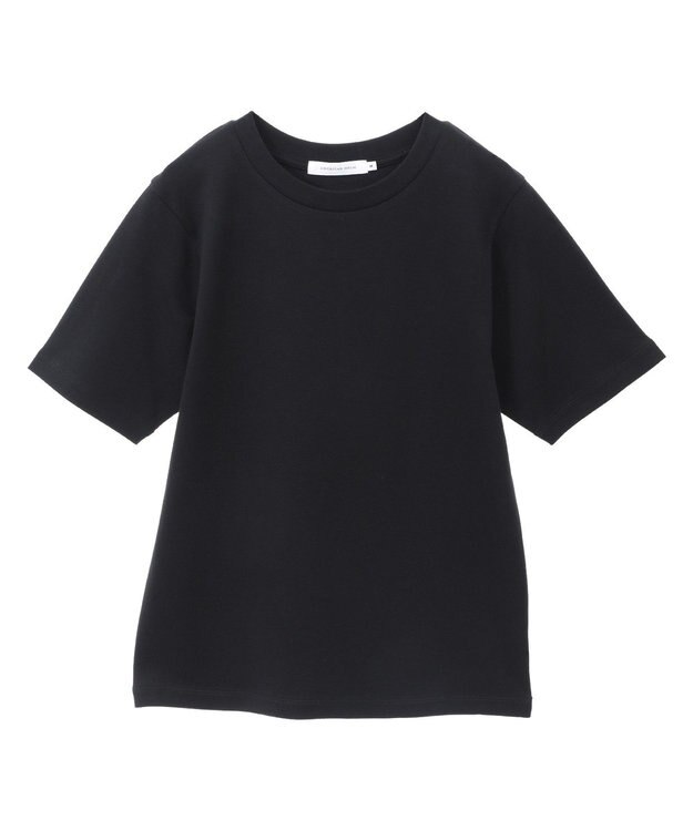 AMERICAN HOLIC きれいめコットンベーシックＴシャツ（５分袖） Black
