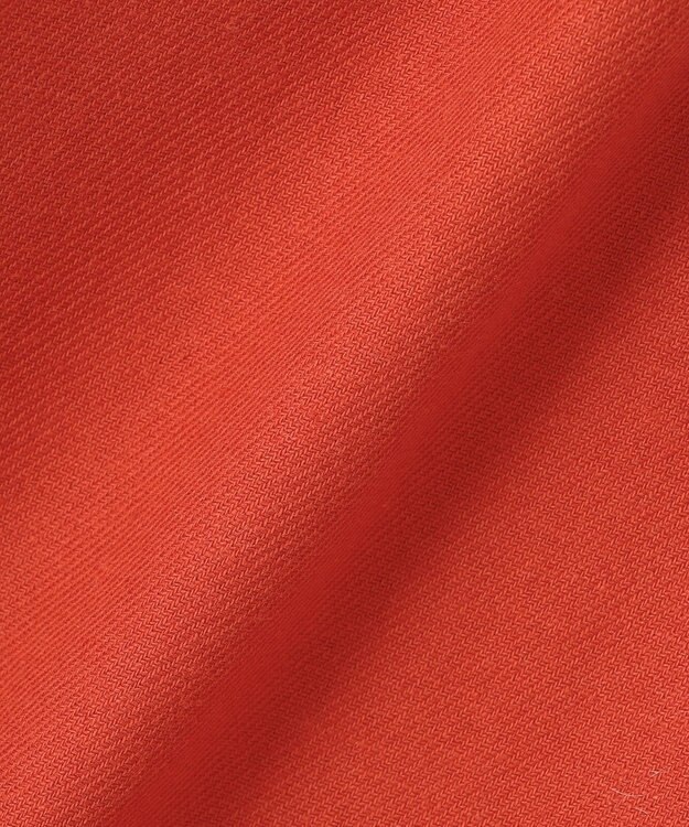 uncrave 【手洗い可】コットンリネンツイル パンツ（uncrave WHITE） スカーレット