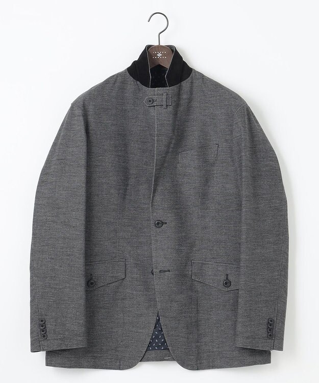 JOSEPH ABBOUD 【ストレッチ】メランジモールスキン ジャケット グレー系