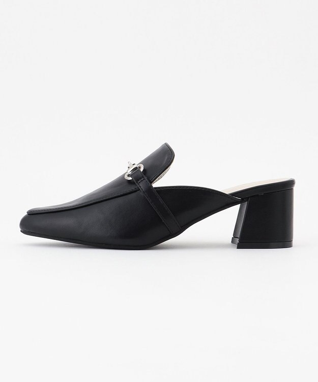 ICB ポインテッドローファーミュール ブラック系