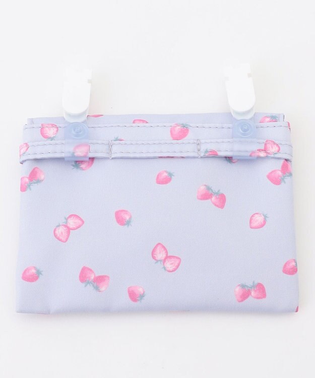 ANY KIDS 【Strawberry Collection】いちご総柄移動ポケット ラベンダー