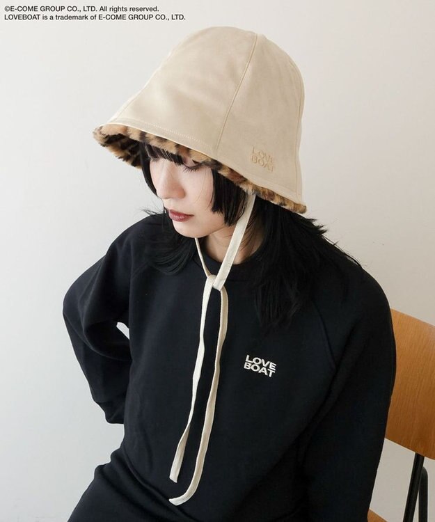 Green Parks ■ＬＯＶＥ　ＢＯＡＴ　スエード調ハット Ivory