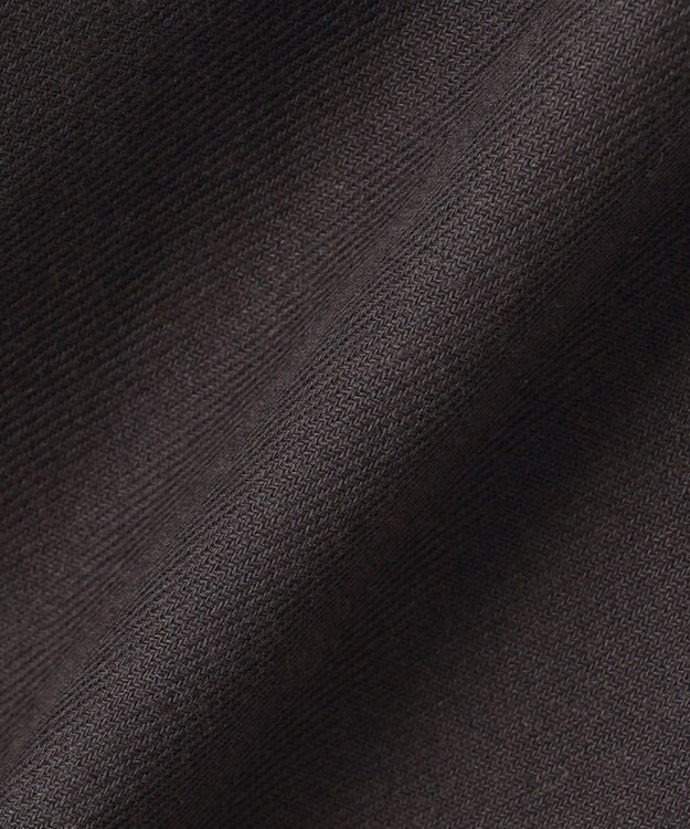 uncrave 【手洗い可】コットンリネンツイル パンツ（uncrave WHITE） ブラウングレー